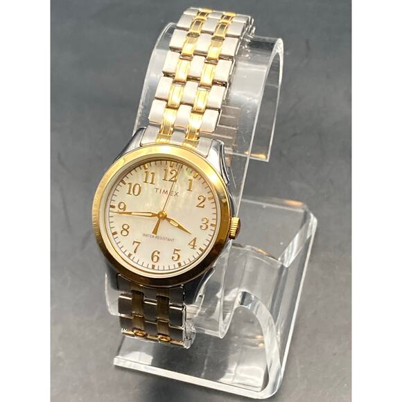 Timex TW2R48400 Womens Watch 28mm - New Battery - MOP - Face Expansion Band WR30 - Picture 5 of 7